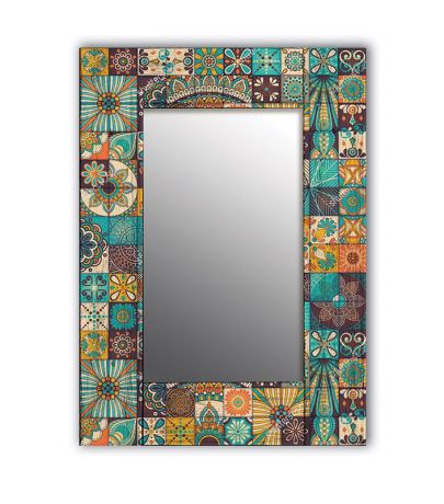 Зеркало интерьерное Дом Корлеоне Зеркало настенное Мозаика 75 х 110 см