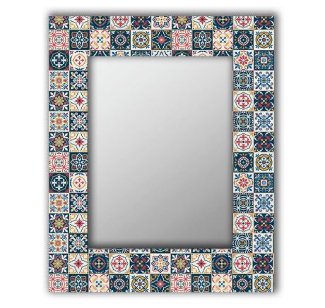 Зеркало интерьерное Дом Корлеоне Зеркало настенное Марокканская плитка 55 х 55 см