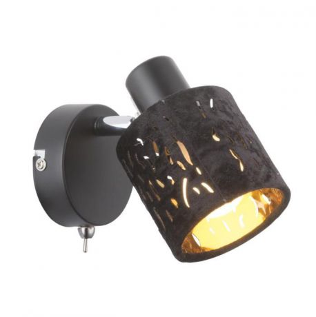 Настенно-потолочный светильник Globo New 54121-1, черный