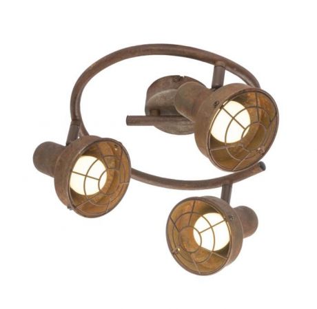 Настенно-потолочный светильник Globo New 54810-3, коричневый