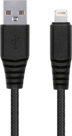 Кабель SmartBuy USB - 8-pin для Apple, 2 м, черный
