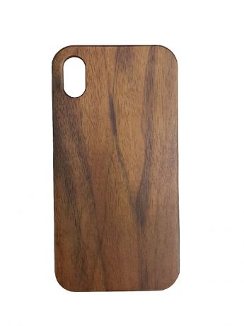 Чехол для сотового телефона Green Case Деревянный чехол накладка для Iphone XR, коричневый