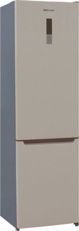 Холодильник Shivaki BMR-2017DNFBE, двухкамерный, бежевый
