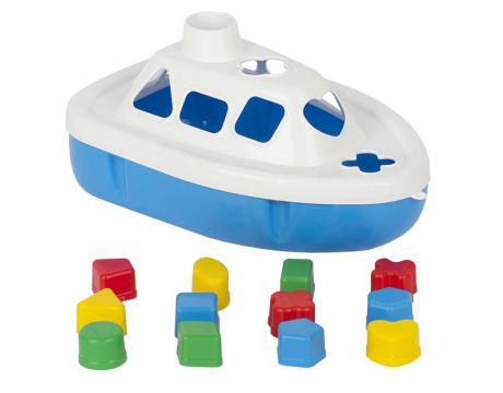 Развивающая игрушка Стром Катер с 12 логическими фигурами