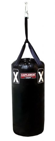 Боксерский мешок Харламов-Спорт Спортивный мешок универсальный вес 20 кг, черный