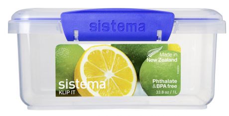 Контейнер пищевой Sistema 1600, Пластик