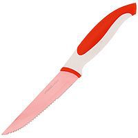 Нож кухонный "Atlantis", цвет: красный, длина лезвия 10 см. L-5K-R
