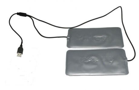Портативная электрогрелка RedLaika Греющий комплект для любой одежды USB, серый