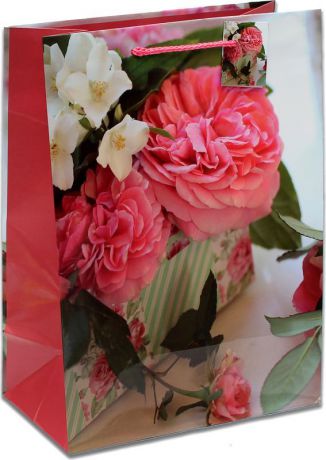Подарочная упаковка Miland "Цветы в шкатулке", 26 х 33 х 14 см