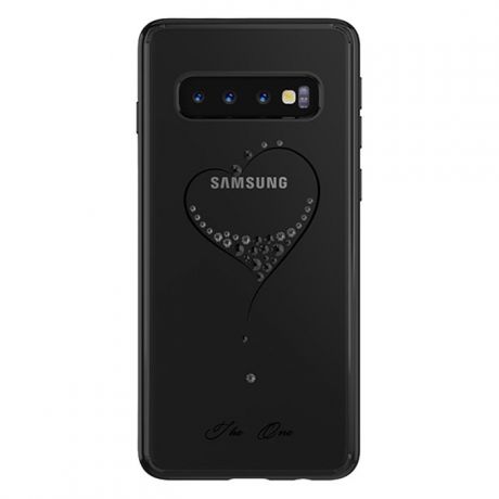 Чехол для сотового телефона Kingxbar Wish Series для Galaxy S10 Black, прозрачный, черный
