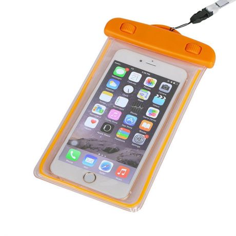 Чехол для сотового телефона Migliores Водонепроницаемый чехол-пакет для телефона, оранжевый