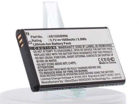 Аккумулятор для телефона iBatt AB1050BWM, CS-PHX320SL для Philips Xenium X312, Xenium 320, Xenium X320, Xenium 312, Xenium X186, M200