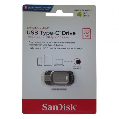 USB Флеш-накопитель SanDisk Ultra Z450 32GB USB Type-C