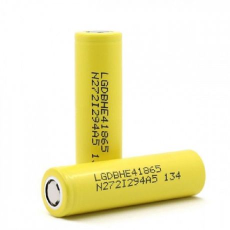 Аккумуляторная батарейка LG HE4 18650, 75584432, желтый