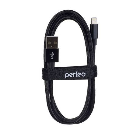 Кабель Perfeo Apple Lightning-USB, черный