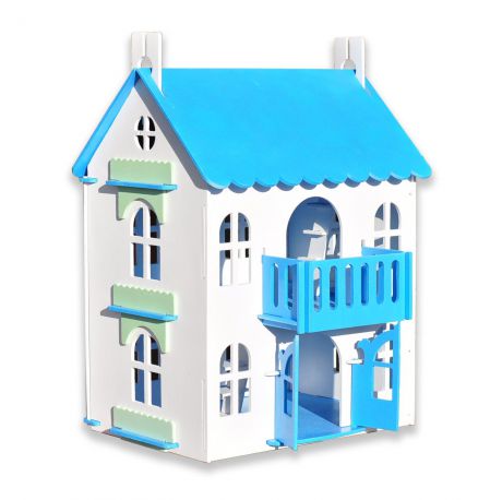 Дом для кукол Woodlines Арина синий