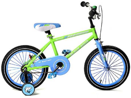 Велосипед детский Black Aqua Sport, KG1623, колесо 16", салатовый