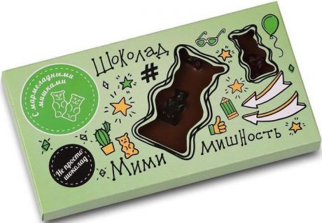 Шоколад молочный Sweet doctor Мимишность с мармеладными мимишками, 70 г