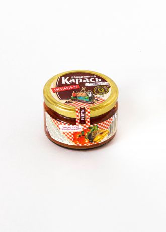 Рыбные консервы Рыбак-2 Карась обжаренный в томатном соусе Стеклянная банка, 220