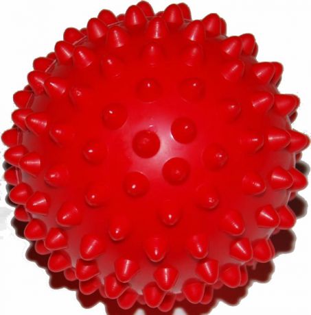 Мяч массажный IN-SPORTS Мяч медицинский массажный жесткий 6см (S), красный