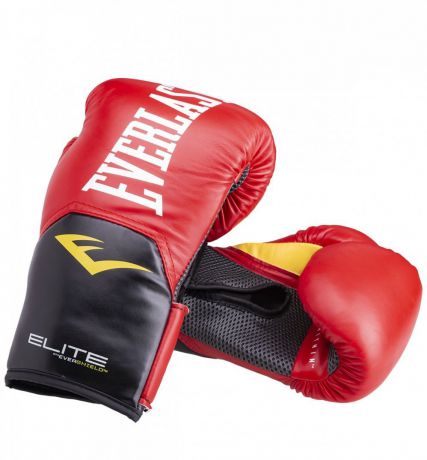 Боксерские перчатки Everlast "ProStyle Elite", цвет: красный. Вес 8 унций