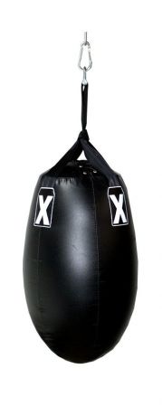Боксерская груша Харламов-Спорт Спортивный мешок "Капля" 25 кг, черный