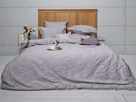 Комплект постельного белья La Prima Серебристая дымка (Paisley), светло-серый