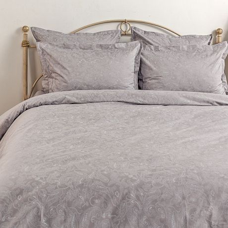 Комплект постельного белья La Prima Серебристая дымка (Paisley), светло-серый, серебристый, серый