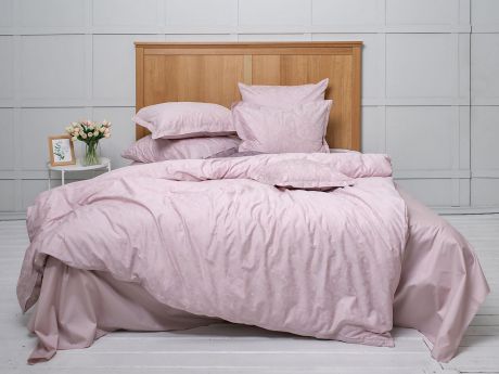 Комплект постельного белья La Prima Нежная роза (Paisley), светло-розовый, розовый