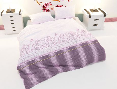 Комплект постельного белья Amore Mio Dijon, Евро, наволочки 70x70