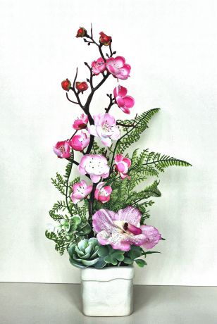 Искусственные цветы 403197, розовый
