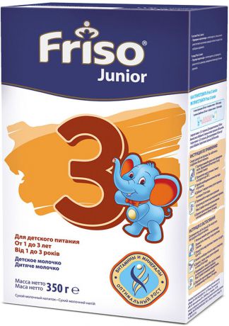 Friso-3 Junior молочко детское в картонной пачке, 6 шт по 350 г