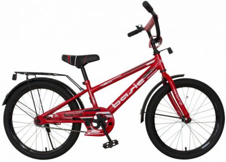 Велосипед детский Navigator Basic, ВН20183, черный, красный, колесо 20"