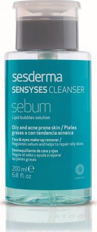 Липосомальный лосьон для снятия макияжа Sesderma Sensyses Cleanser Sebum, для жирной и склонной к акне кожи, 200 мл
