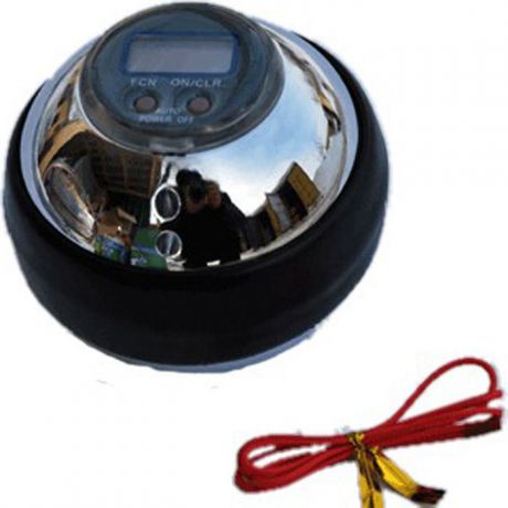 Тренажер кистевой Sprinter Wrist Ball, 07215, с дисплеем, серый