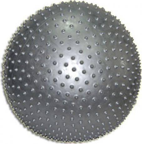 Мяч для фитнеса Sprinter, 07121, с массажными шипами, серый, 60 см