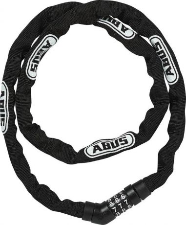 Велозамок кодовый Abus 4804C/110, черный, 110 см