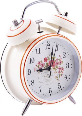 Часы-будильник Русские подарки, 60637, белый
