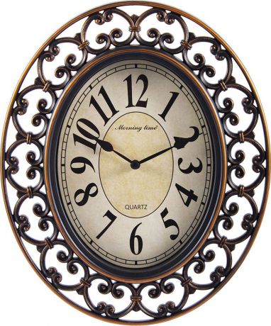 Настенные часы Русские подарки, 122331, бронза