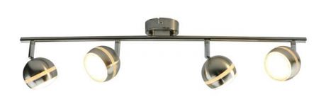 Настенно-потолочный светильник Arte Lamp A6009PL-4SS, серебристый