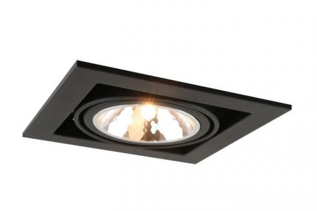 Встраиваемый светильник Arte Lamp A5949PL-1BK, черный
