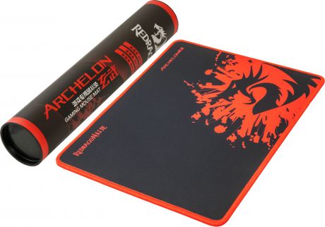 Игровой коврик для мыши Redragon Archelon M 330х260х5 мм, ткань+резина, 70237, черный