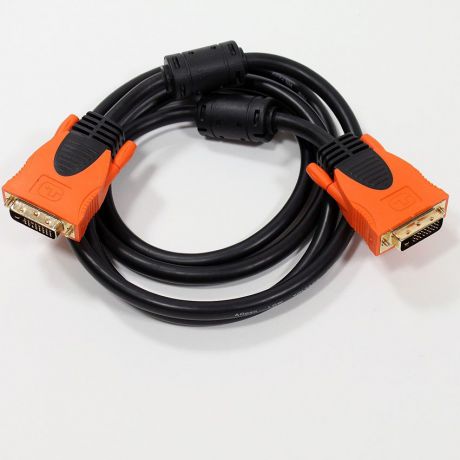 Кабель AOPEN DVI-DVI Dual Link 25M-25M, 1.8m, 2 фильтра ACG446D-1.8M, ACG446D-1.8M