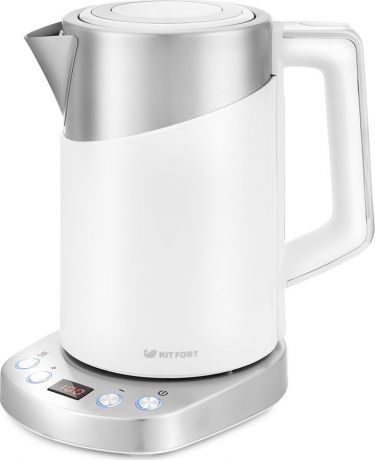 Электрический чайник Kitfort КТ-660-1, белый