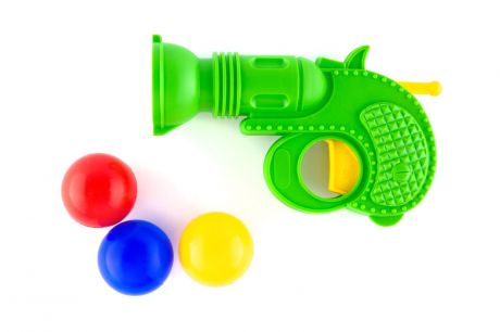 Пистолет игрушечный Пластмастер 56008 зеленый