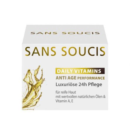 SANS SOUCIS Витаминизирующий антивозрастной с экстрактом женьшеня, 50мл