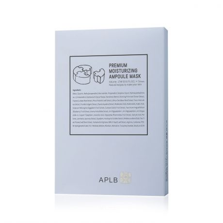 Маска косметическая APLB PREMIUM MOISTURIZING AMPOULE MASK