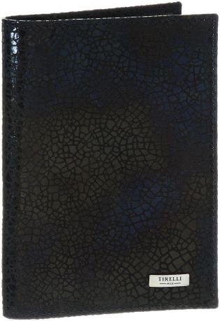 Обложка для паспорта женская Tirelli "Ночное небо", цвет: черный. 15-333-30