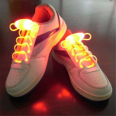 Шнурки MARKETHOT Светящиеся шнурки , оранжевый