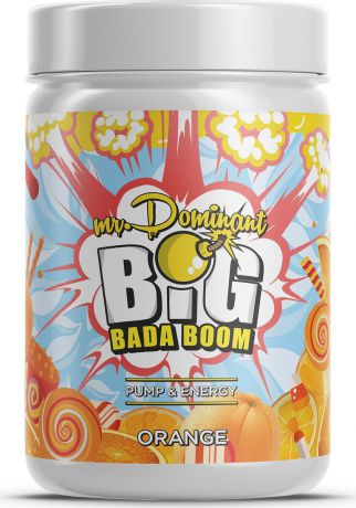 Напиток сухой Mr. Dominant Big Bada Boom, концентрат, апельсин, 300 г